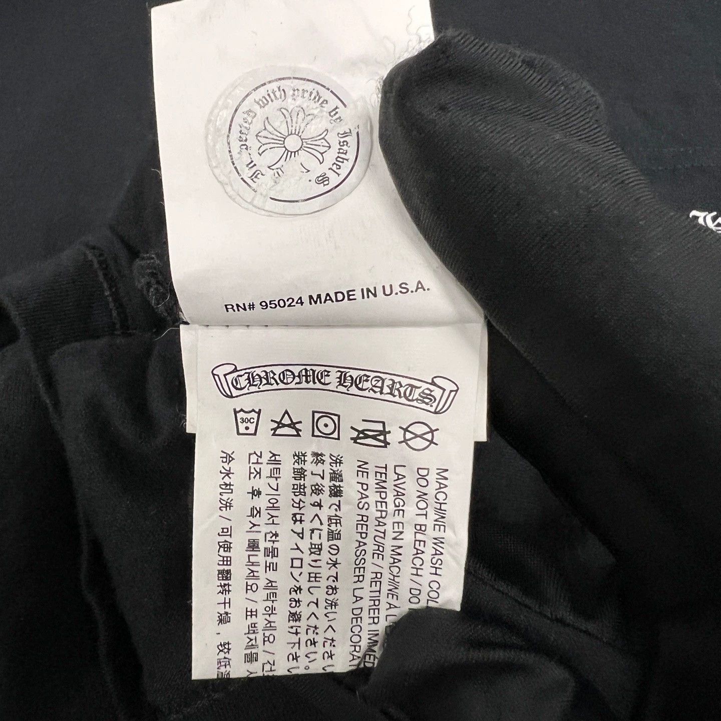 Chrome Hearts chrome hearts black long sleeve shirt Size US S / EU 44-46 / 1 - 5 Thumbnail