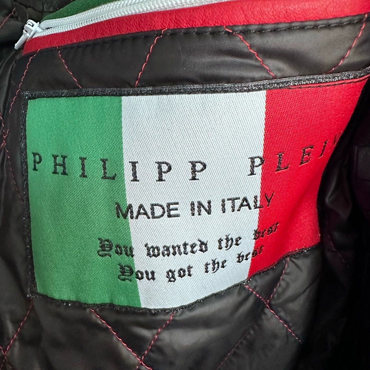 Philipp Plein black crocodile leather motorcycle vest jacket Size US XS / EU 42 / 0 - 8 Thumbnail