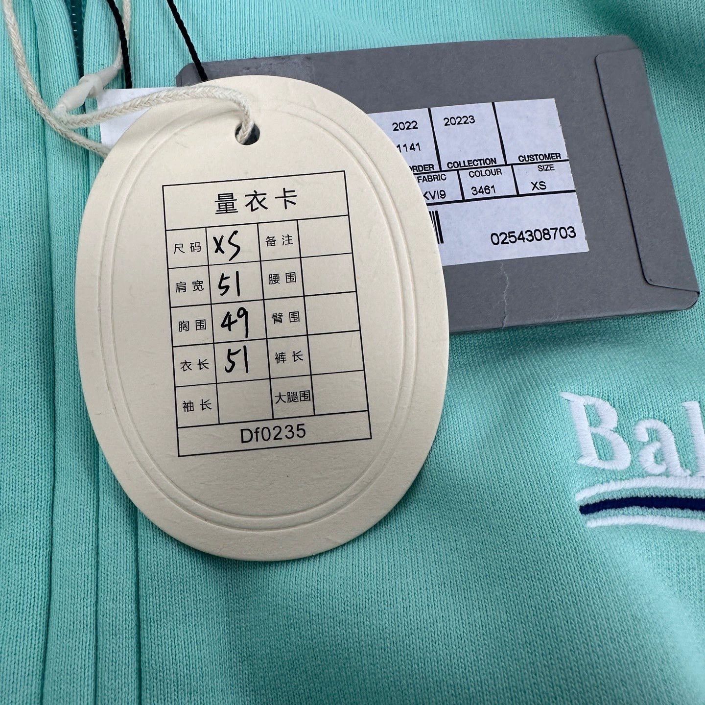 Balenciaga balenciaga hooded sweatshirt in mint green Size XS / US 0-2 / IT 36-38 - 5 Thumbnail