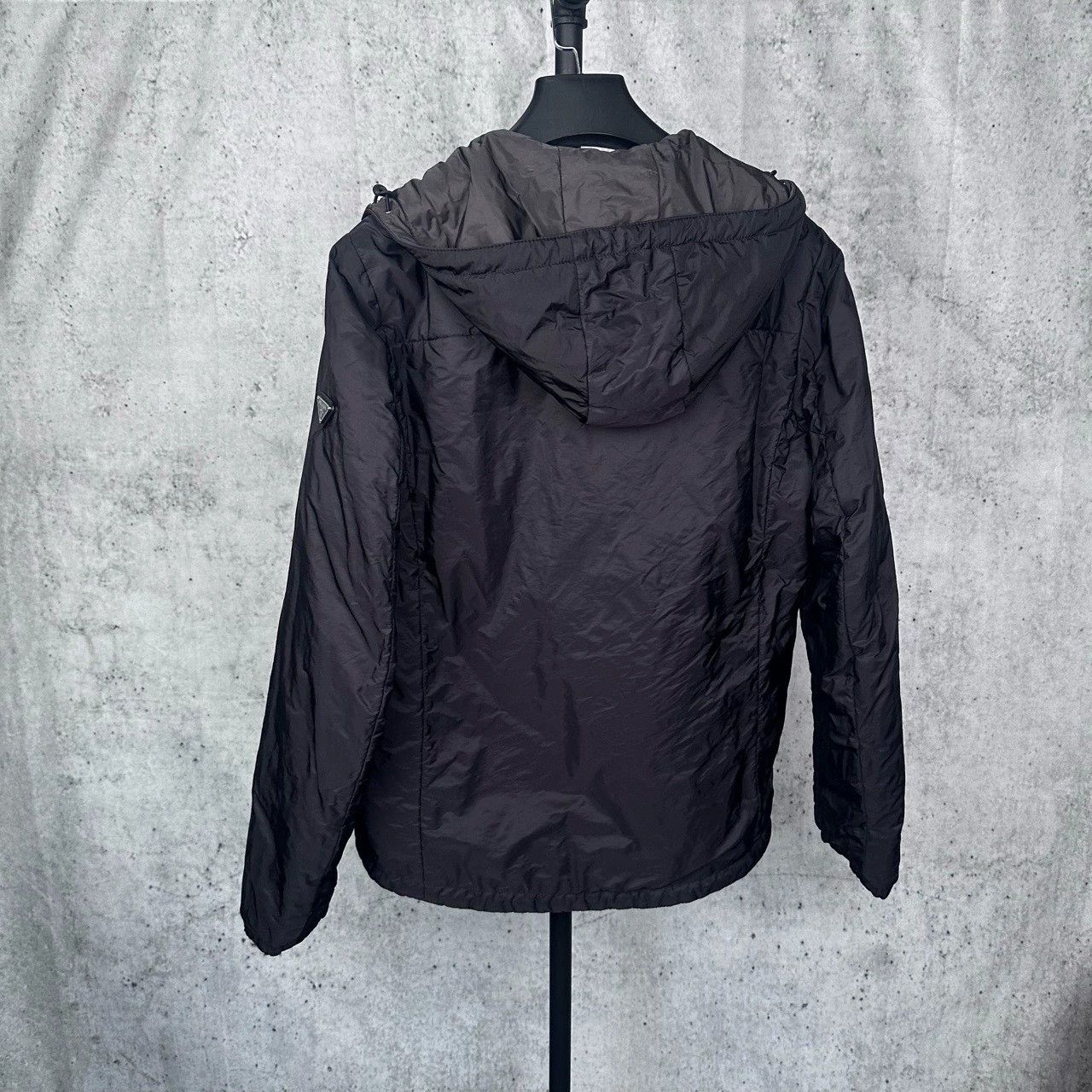 Prada prada black gray reversible nylon jacket Size US L / EU 52-54 / 3 - 2 Thumbnail