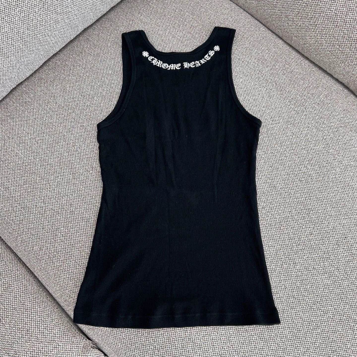 Chrome Hearts chrome hearts black knit tank top Size XL / US 12-14 / IT 48-50 - 2 Thumbnail