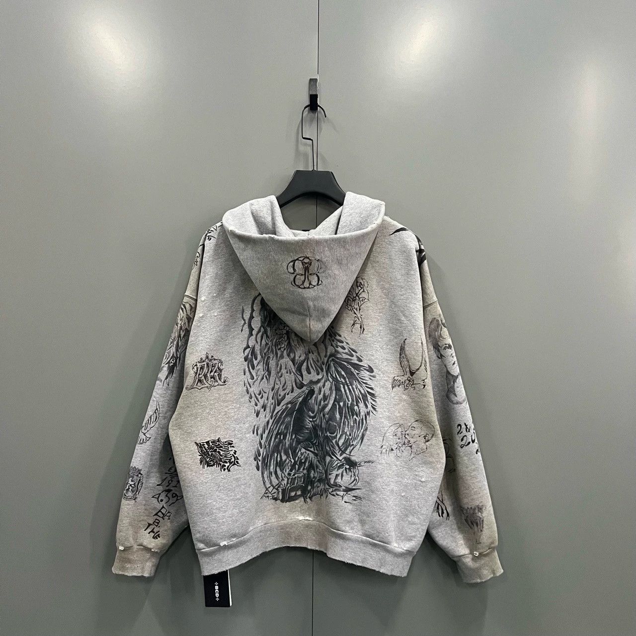 Balenciaga balenciaga graffiti print oversized jacket Size US M / EU 48-50 / 2 - 2 Thumbnail