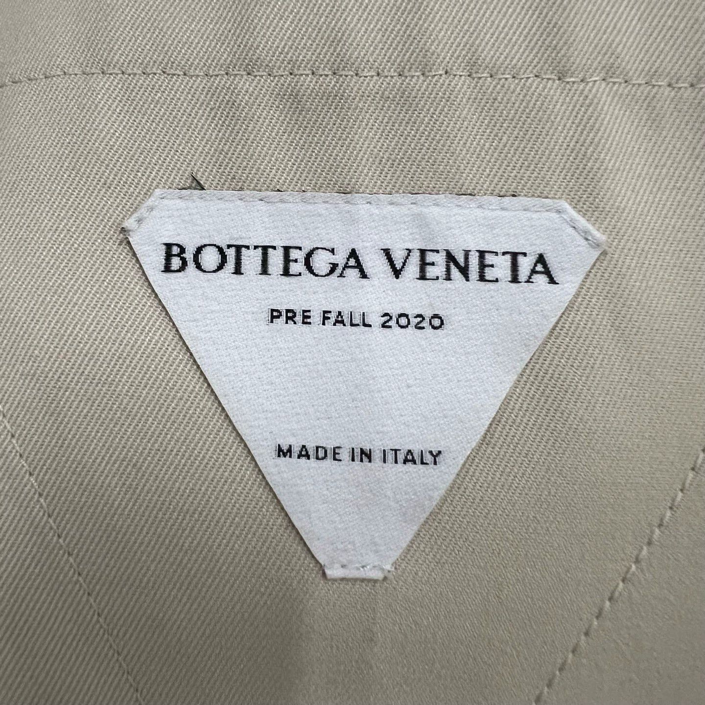 Bottega Veneta Bottega Veneta Beige Logo Belted Coat Size L / US 10 / IT 46 - 3 Thumbnail