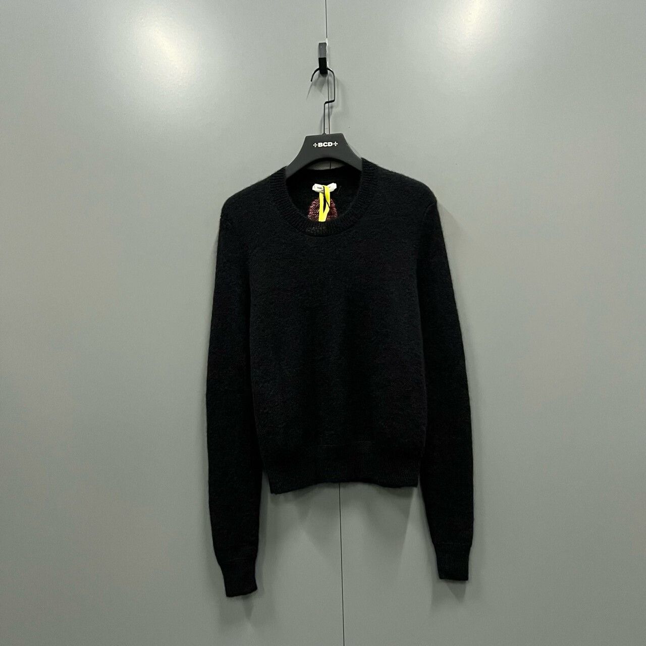 Saint Laurent Paris black flamingo print knit sweater XS Size XS / US 0-2 / IT 36-38 - 2 Thumbnail