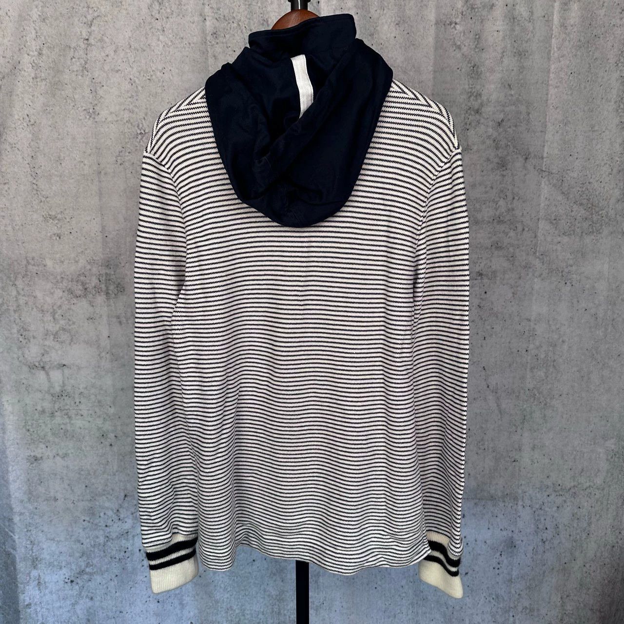 Loewe stylish black and white striped hoodie Size US S / EU 44-46 / 1 - 2 Thumbnail