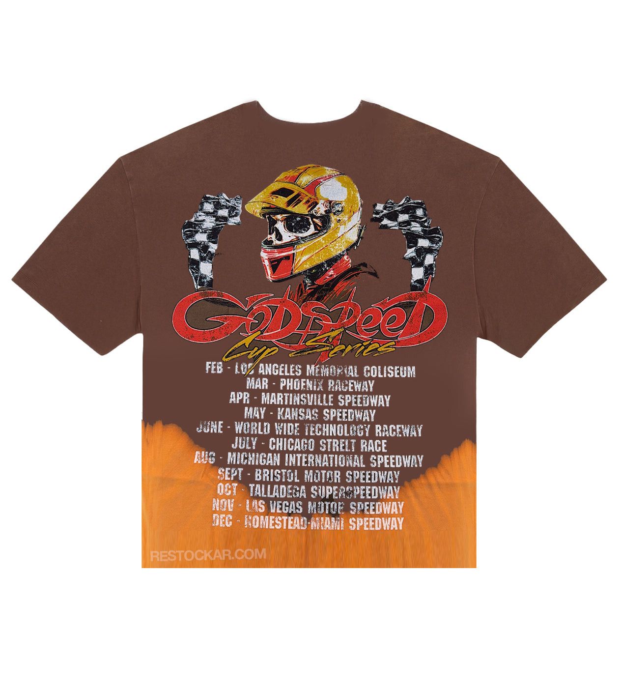Godspeed FTW Tee Brown Bleached Wash Size US XS / EU 42 / 0 - 2 Thumbnail