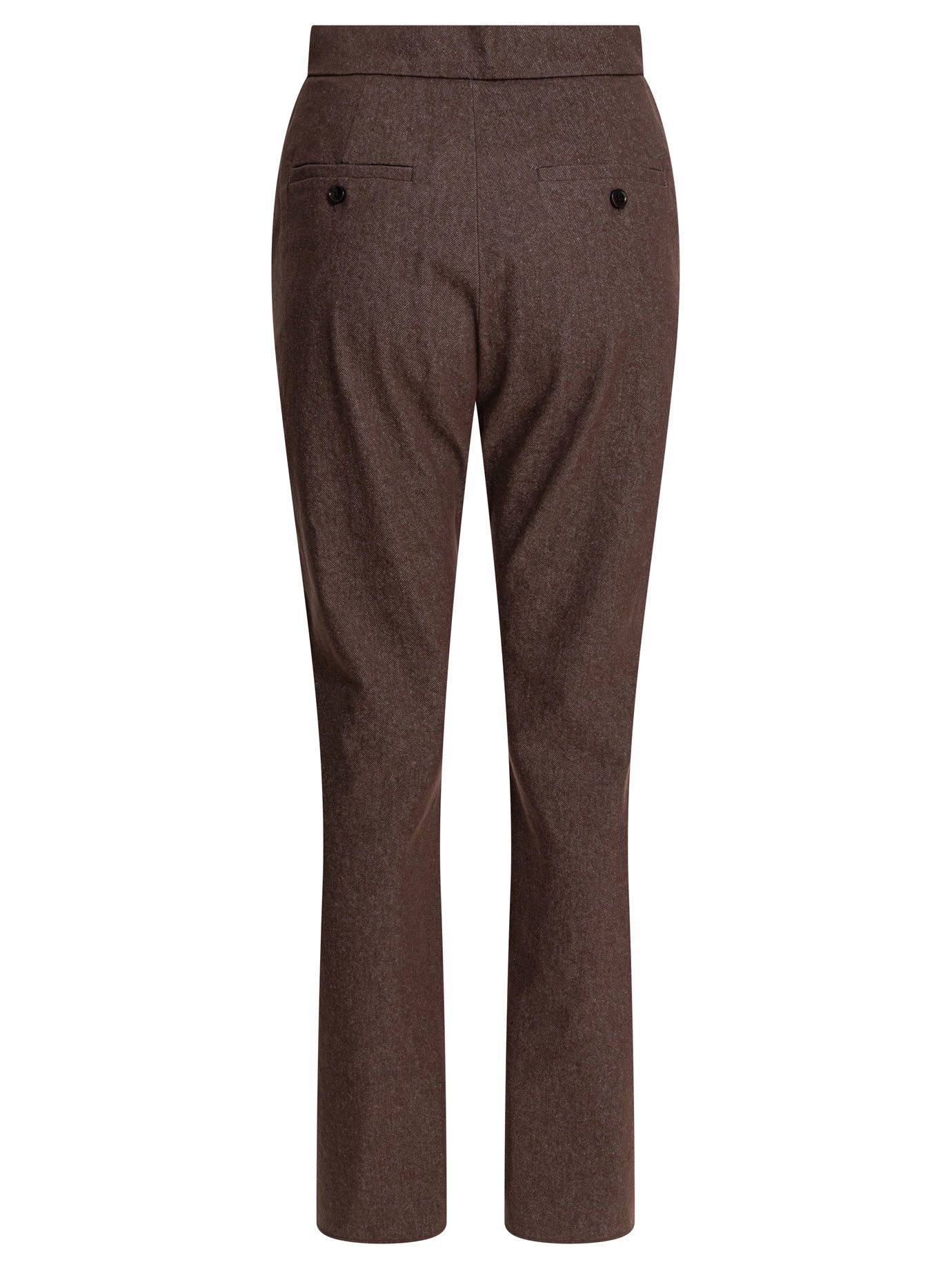 Max Mara Denim-Effect Cotton Trousers Size 27" / US 4 / IT 40 - 2 Thumbnail