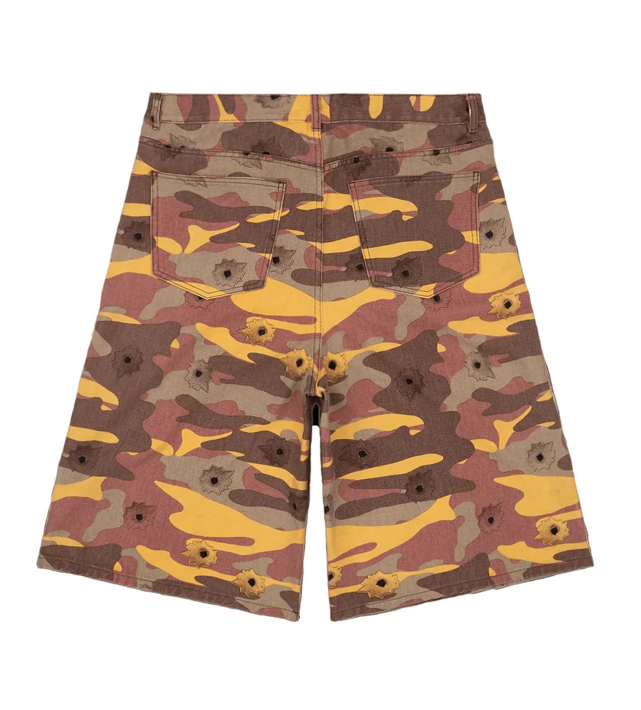 Bravest Studios Paris Camo Jort Maroon Size US 30 / EU 46 - 2 Thumbnail