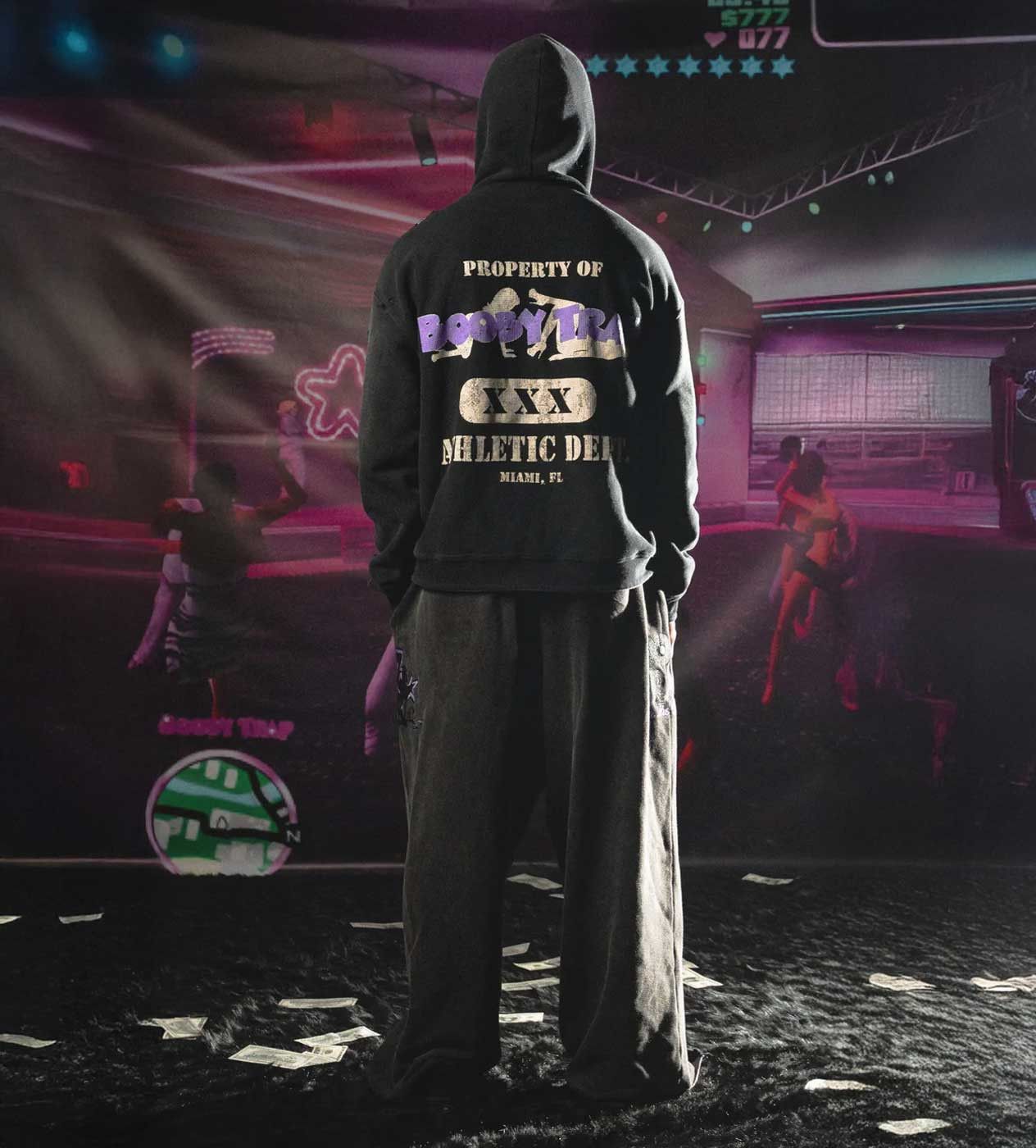 TRIPLE SEVENS Trap Reversible Zip Up Hoodie Black Size US XL / EU 56 / 4 - 6 Thumbnail
