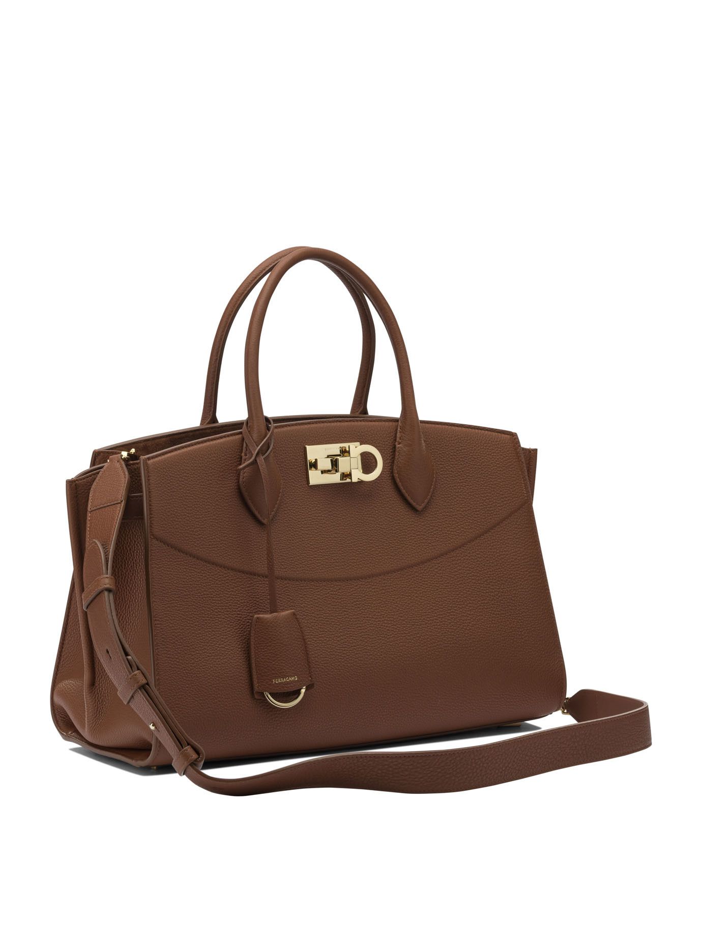 Salvatore Ferragamo Studio Soft Medium Handbag Size ONE SIZE - 2 Thumbnail