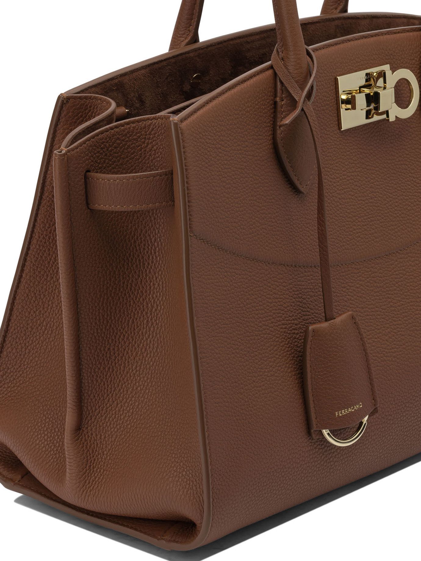 Salvatore Ferragamo Studio Soft Medium Handbag Size ONE SIZE - 4 Thumbnail