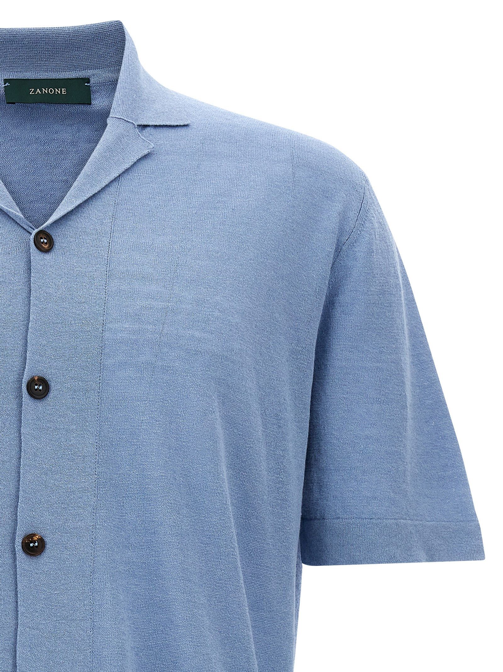 Zanone Short Sleeve Shirt Size US L / EU 52-54 / 3 - 3 Thumbnail