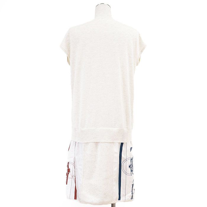 Hermes Hermes Hermès Twill Reine Silk High Gauge Cashmere Cotton Dress 34 Cotton Dresses DUTY FREE for USA Size ONE SIZE - 7 Thumbnail