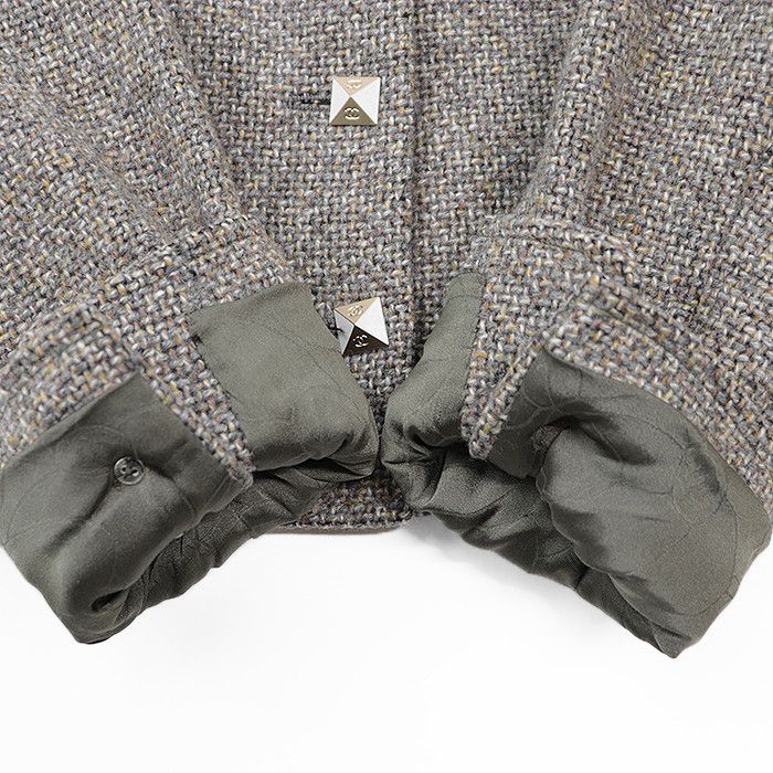 Chanel Chanel Chanel Tailored Jacket Wool Knit Jacket Leather Outerwear 03A P22217 DUTY FREE for USA Size ONE SIZE - 9 Thumbnail