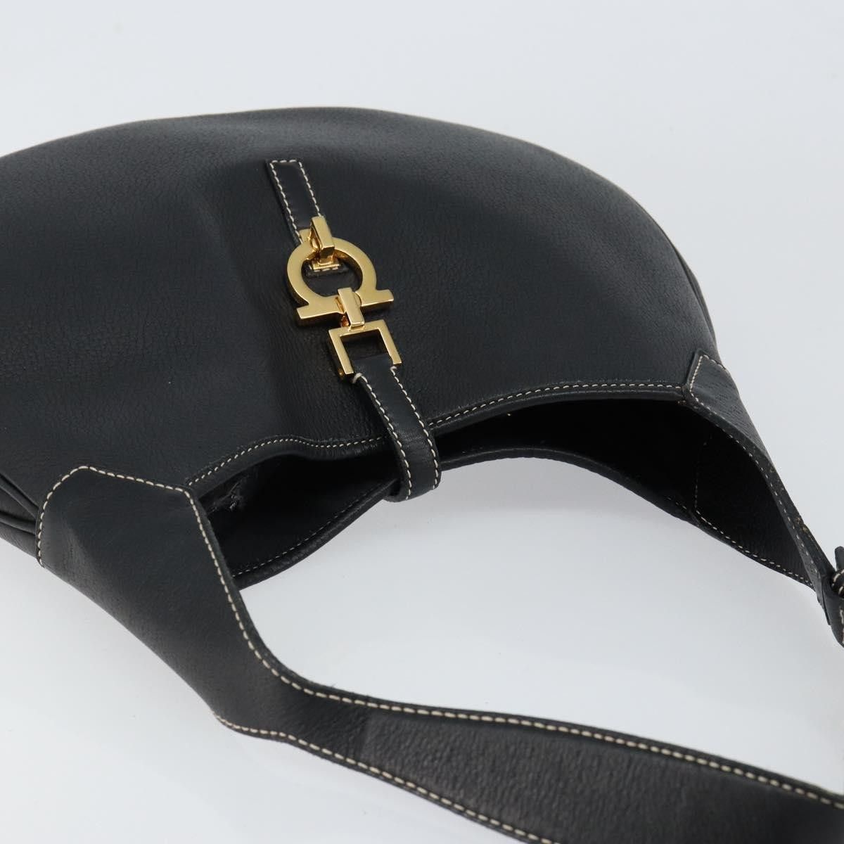 Salvatore Ferragamo Salvatore Ferragamo Gancini Shoulder Bag Leather Size ONE SIZE - 16 Thumbnail