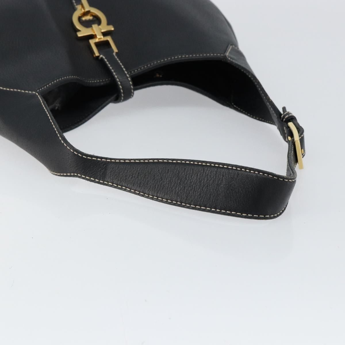 Salvatore Ferragamo Salvatore Ferragamo Gancini Shoulder Bag Leather Size ONE SIZE - 7 Thumbnail