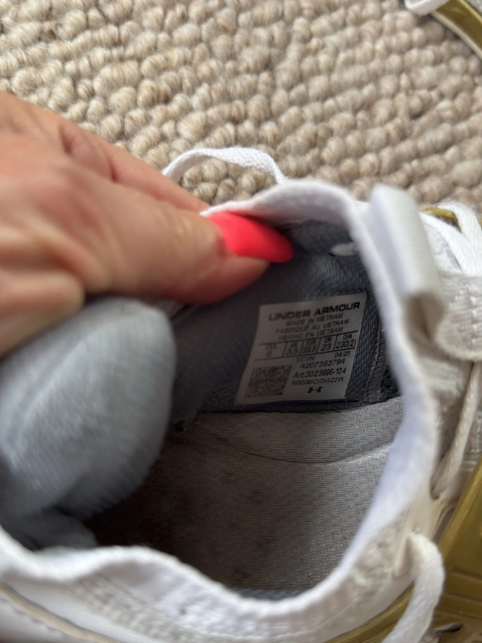 Under Armour Under Armour Sneakers Size US 6.5 / IT 36.5 - 3 Thumbnail