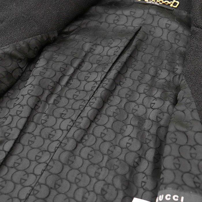 Gucci Gucci Gucci GG Logo Interlocking Jacquard Wool Jacket Cotton Outerwear DUTY FREE for USA Size ONE SIZE - 15 Thumbnail