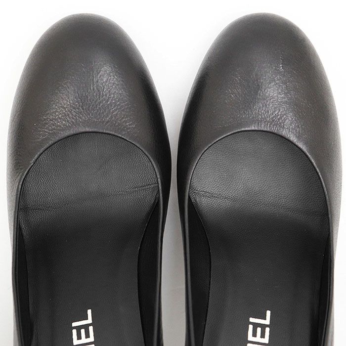 Chanel Chanel Chanel COCO Mark Charm Leather Pumps Leather Shoes G29300 DUTY FREE for USA Size ONE SIZE - 12 Thumbnail
