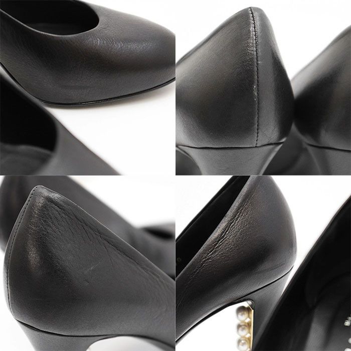 Chanel Chanel Chanel COCO Mark Charm Leather Pumps Leather Shoes G29300 DUTY FREE for USA Size ONE SIZE - 4 Thumbnail