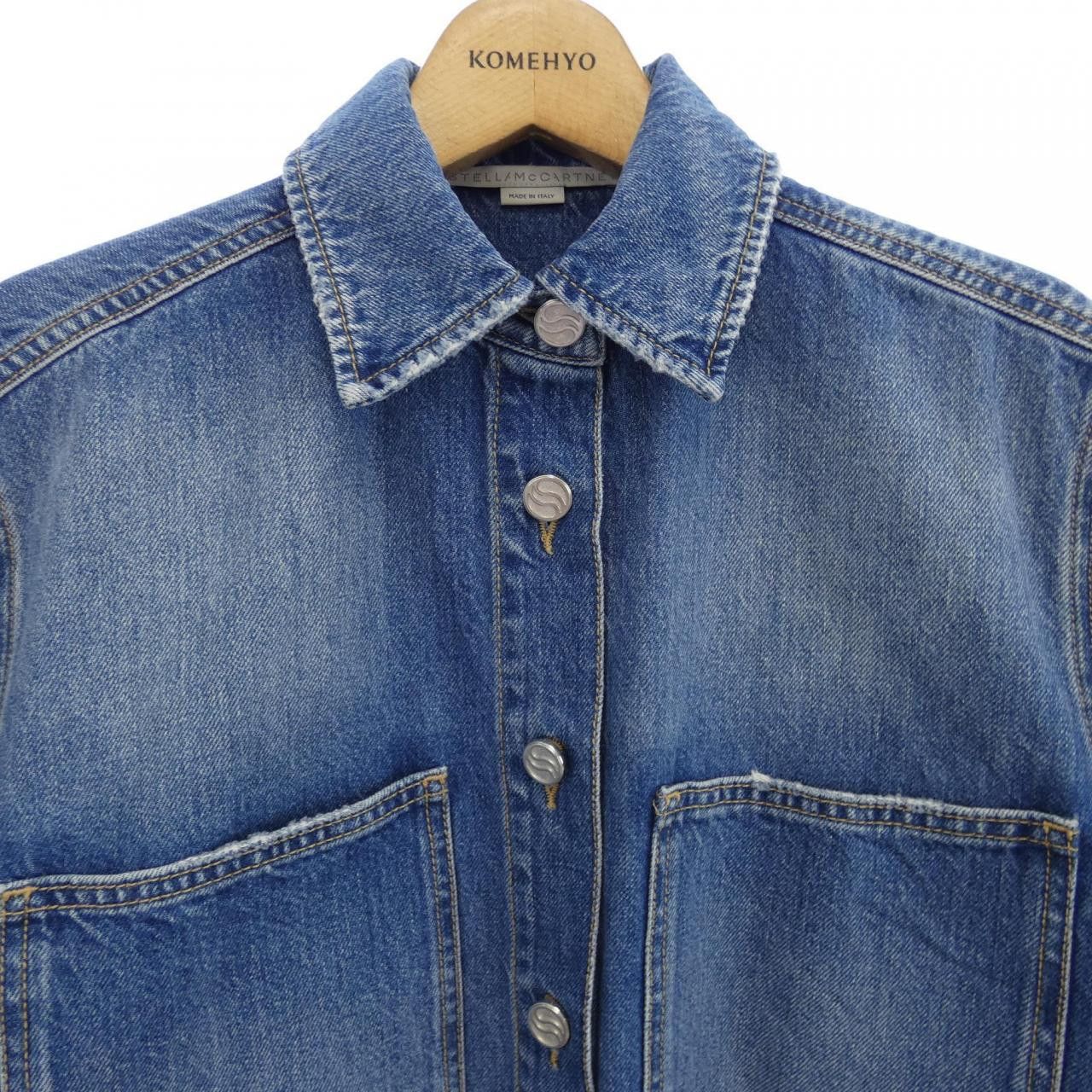 Stella Mccartney Stella McCartney Denim Jacket Denim Outerwear 6D0152 3SPH26 DUTY FREE for USA