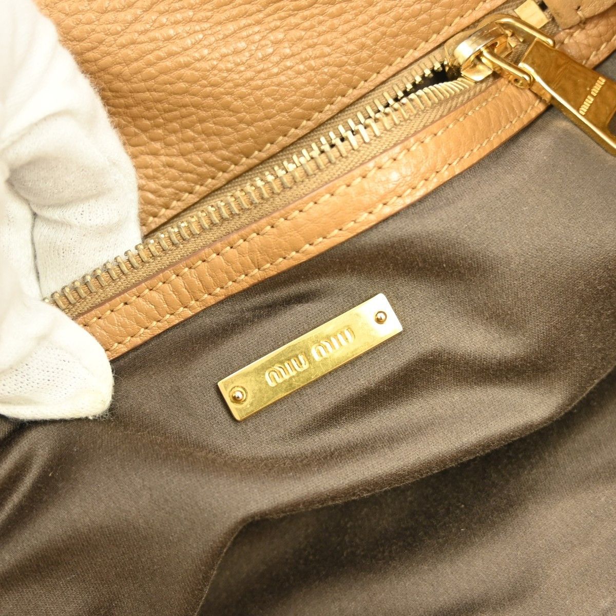 Miu Miu Miu Miu Vintage Tote bag Leather Size ONE SIZE - 4 Thumbnail