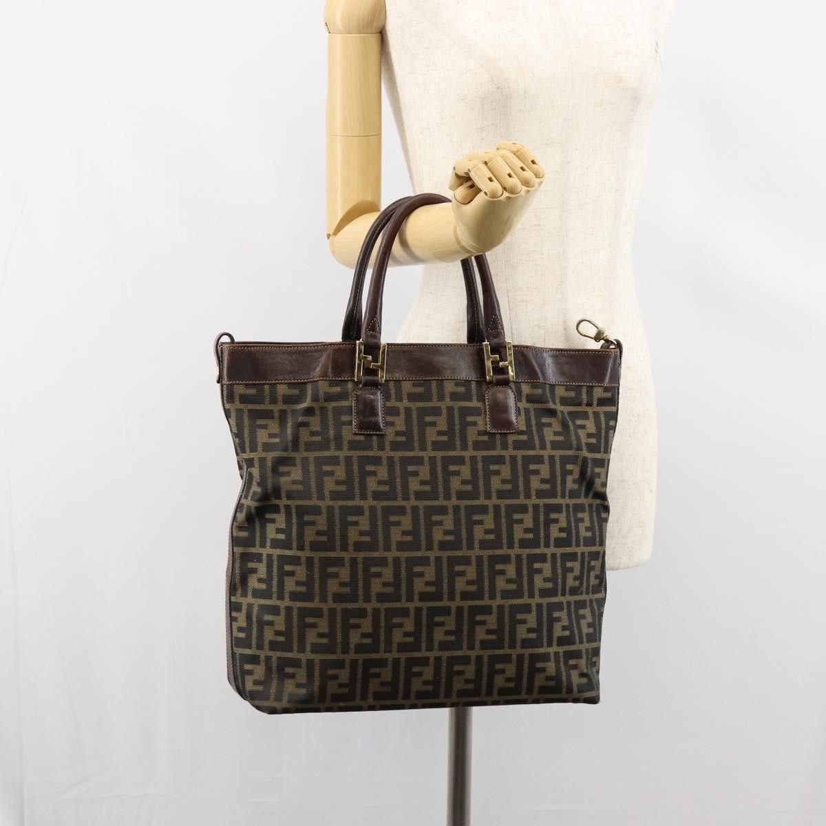 Fendi Fendi Vintage Zip Tote Zucca Canvas Size ONE SIZE - 16 Thumbnail