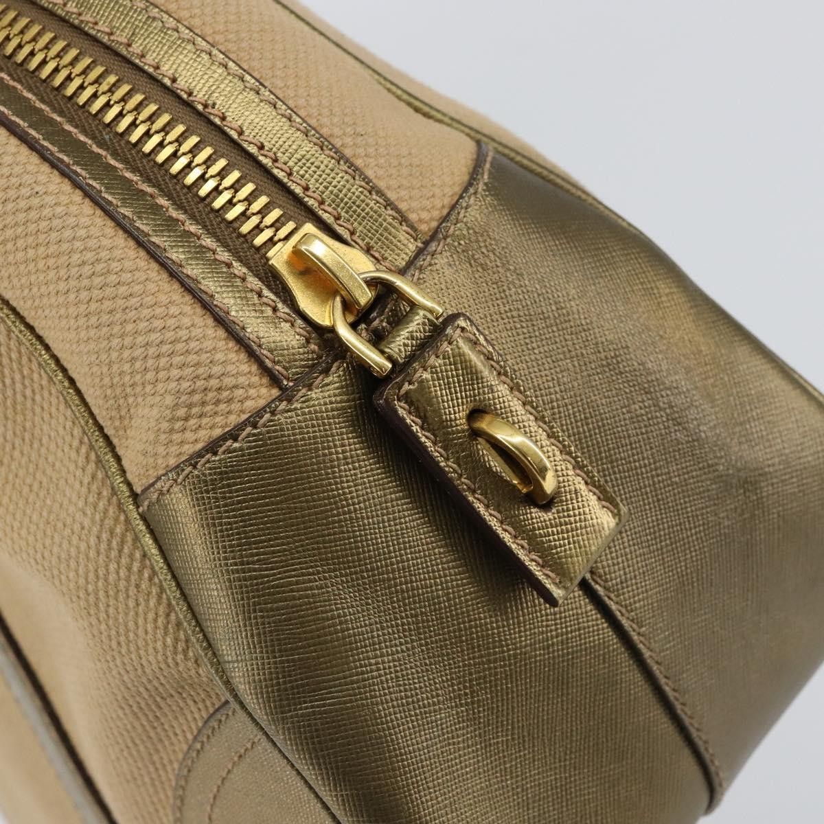 Prada Prada Bowler Bag Canvas with Leather Size ONE SIZE - 21 Thumbnail