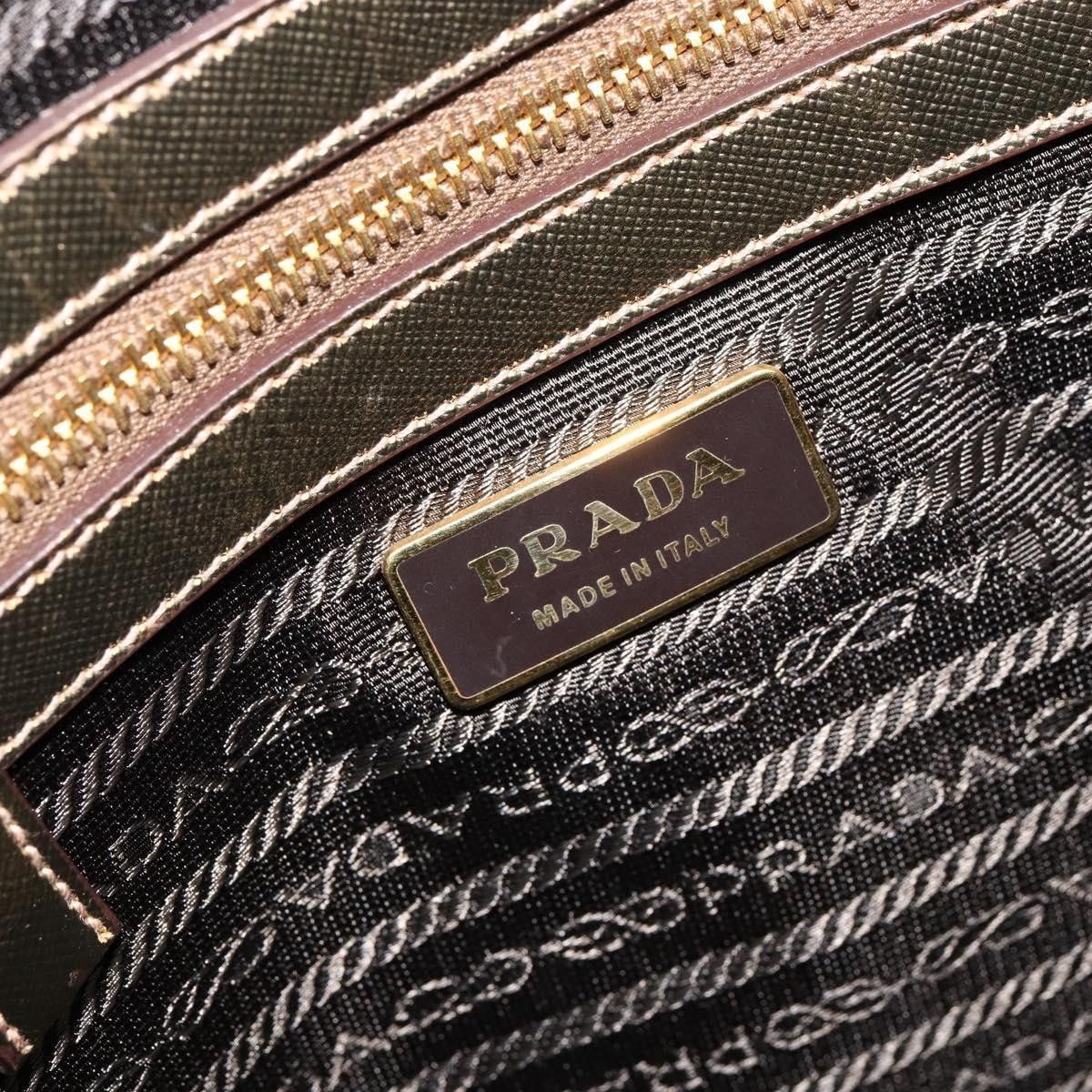 Prada Prada Bowler Bag Canvas with Leather Size ONE SIZE - 6 Thumbnail