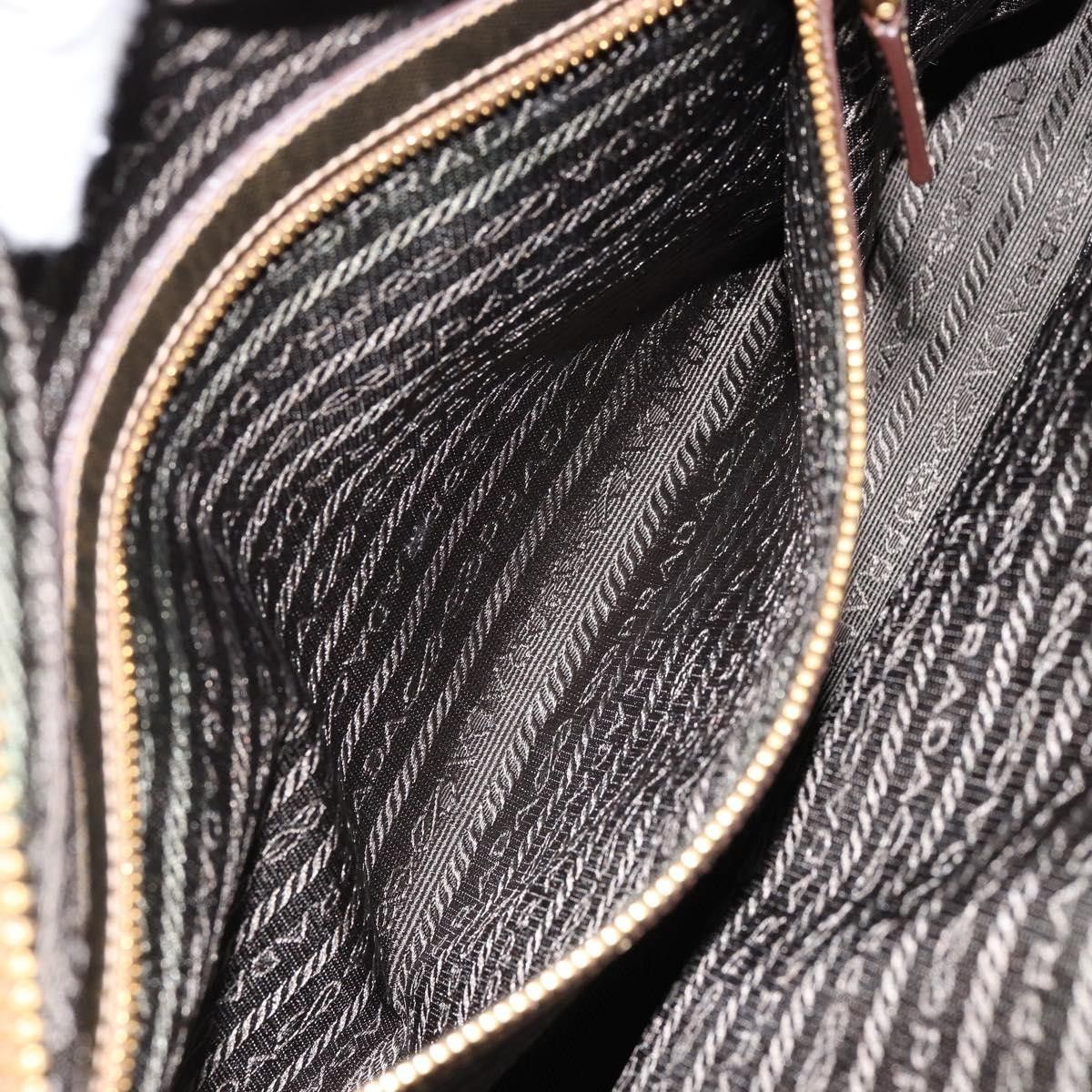 Prada Prada Bowler Bag Canvas with Leather Size ONE SIZE - 24 Thumbnail