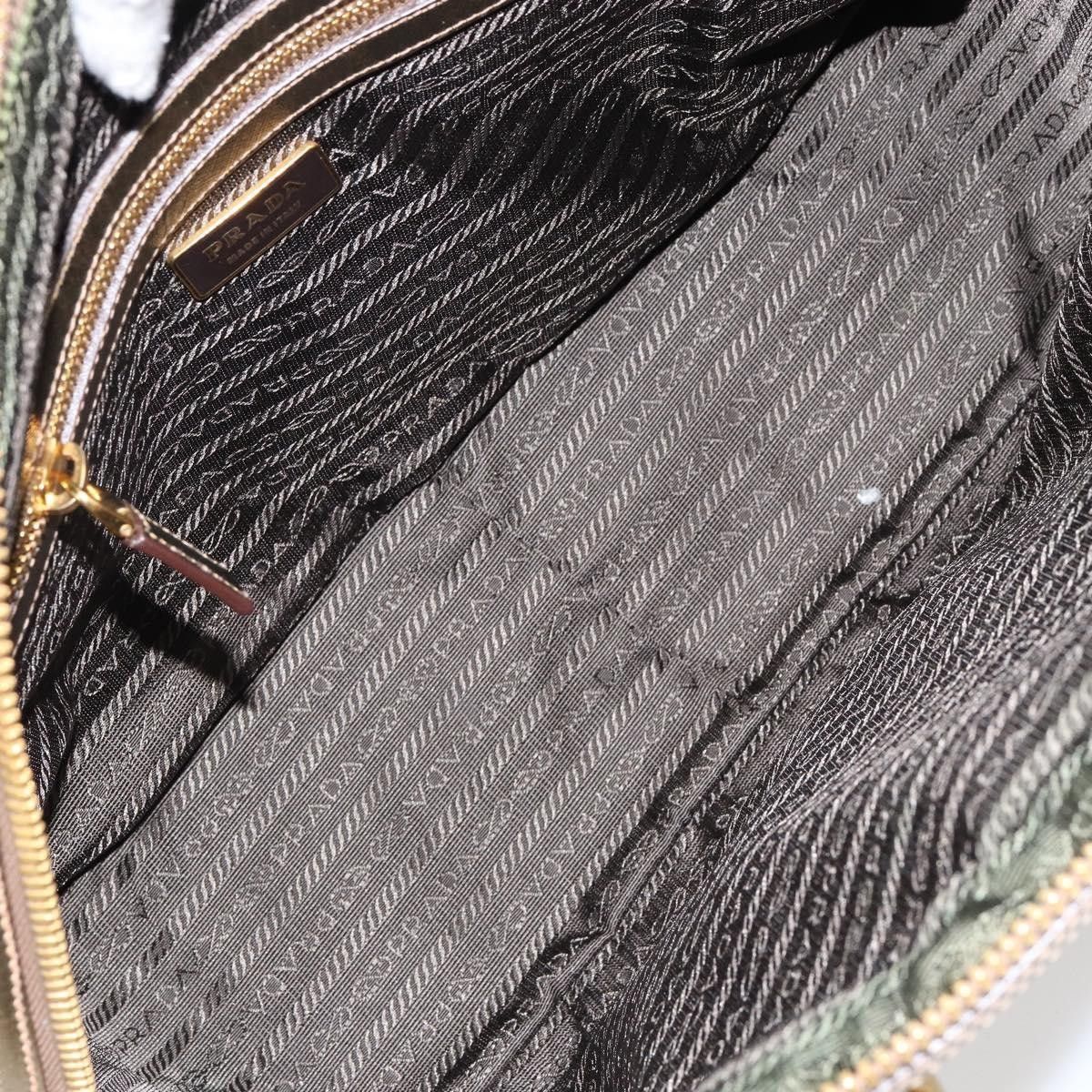 Prada Prada Bowler Bag Canvas with Leather Size ONE SIZE - 5 Thumbnail