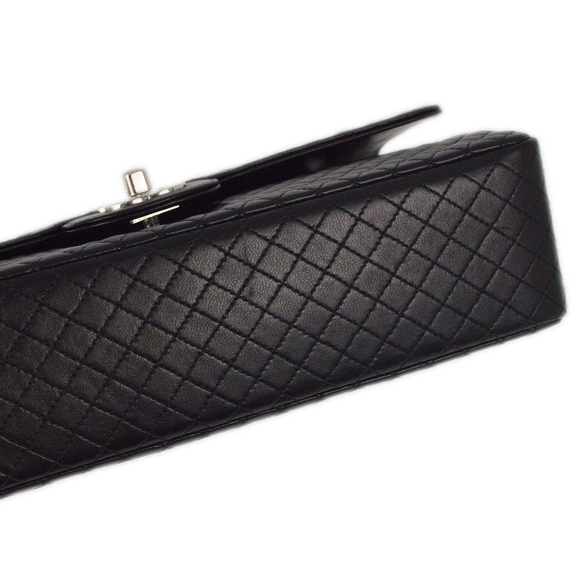 Chanel Chanel Vintage Classic Single Flap Bag Micro Quilted Lambskin Size ONE SIZE - 7 Thumbnail