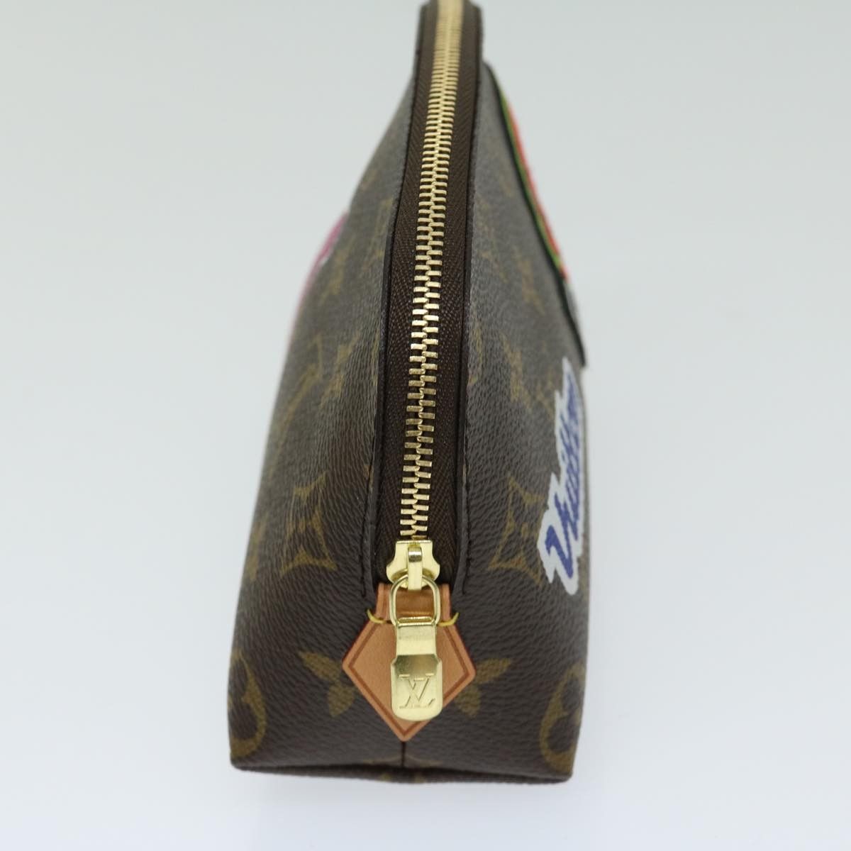 Louis Vuitton Louis Vuitton Cosmetic Pouch Limited Edition Patches Monogram Canvas Size ONE SIZE - 4 Thumbnail