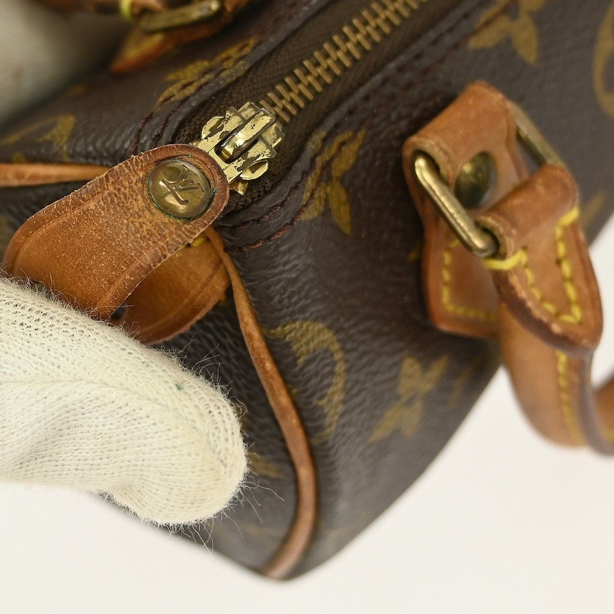 Louis Vuitton Louis Vuitton Speedy Mini HL Handbag Monogram Canvas Size ONE SIZE - 8 Thumbnail