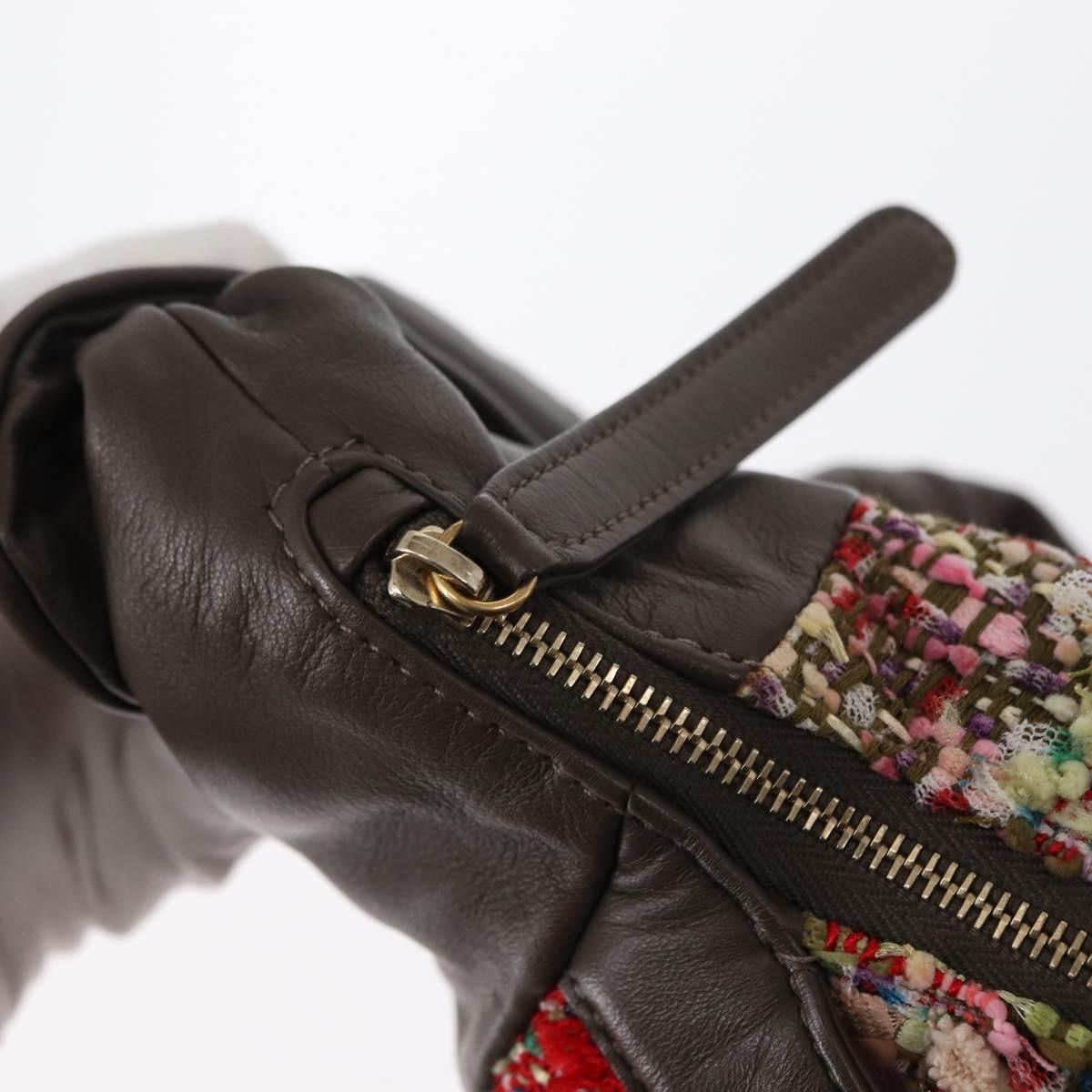 Chanel Chanel Girl Bag Tweed and Leather Size ONE SIZE - 13 Thumbnail