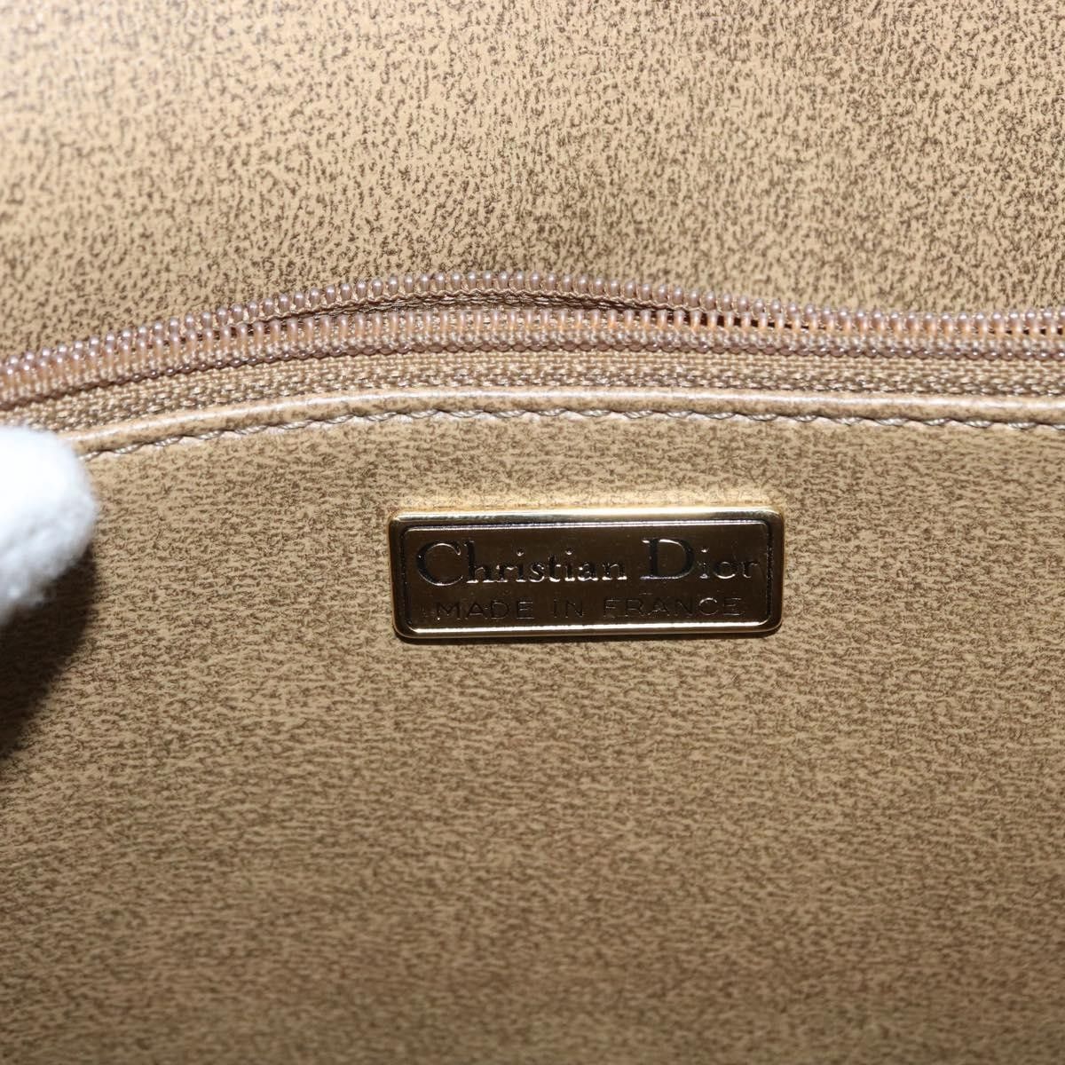 Dior Christian Dior Vintage Honeycomb Handbag Canvas Leather Size ONE SIZE - 6 Thumbnail
