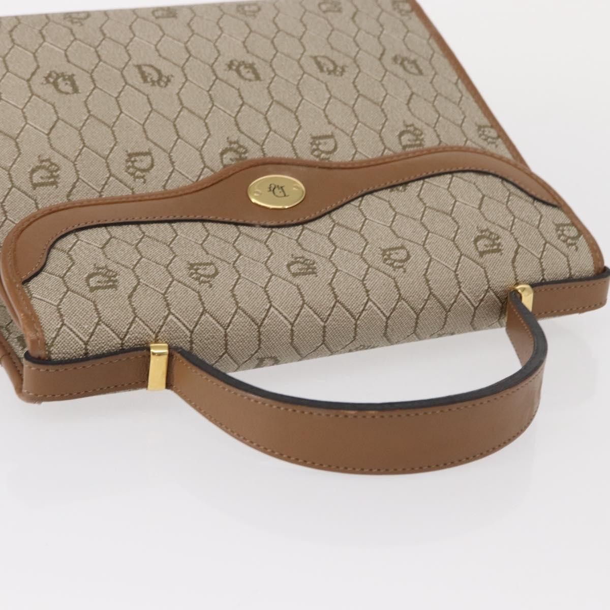 Dior Christian Dior Vintage Honeycomb Handbag Canvas Leather Size ONE SIZE - 15 Thumbnail