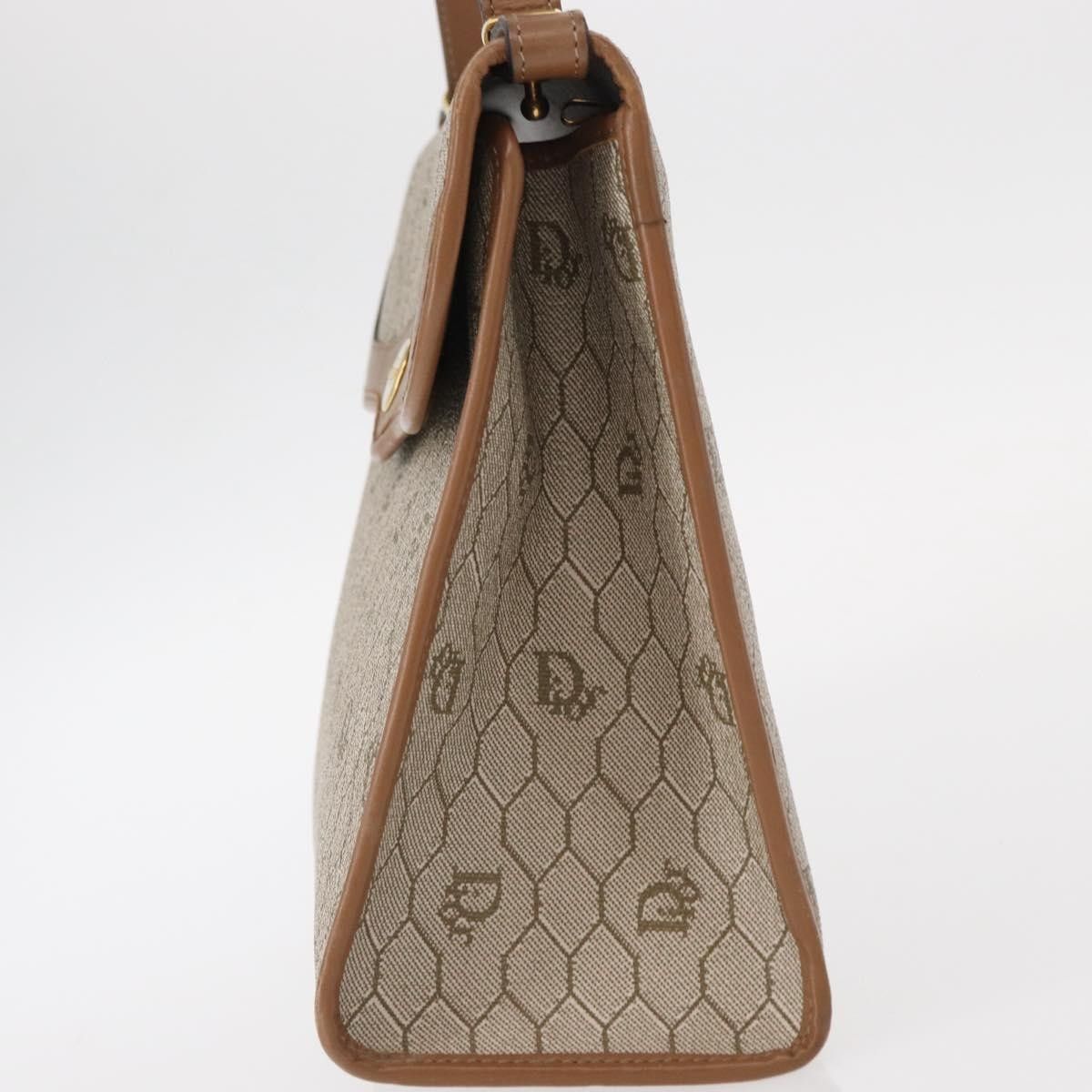 Dior Christian Dior Vintage Honeycomb Handbag Canvas Leather Size ONE SIZE - 3 Thumbnail