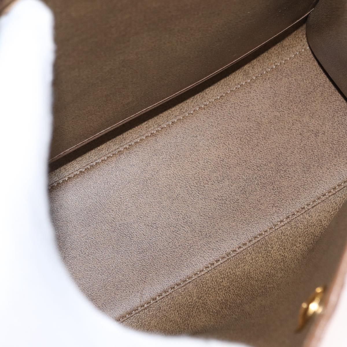 Dior Christian Dior Vintage Honeycomb Handbag Canvas Leather Size ONE SIZE - 5 Thumbnail