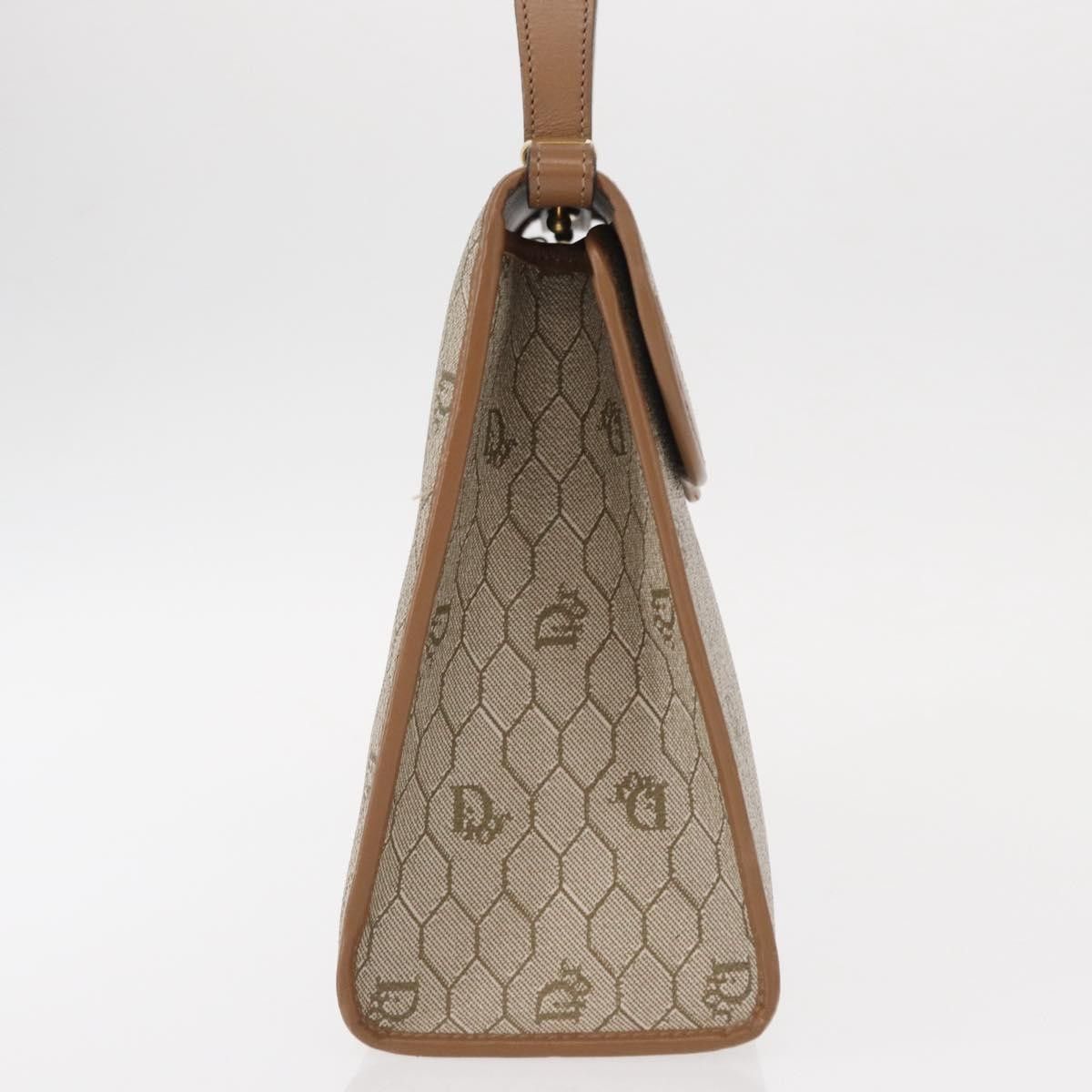 Dior Christian Dior Vintage Honeycomb Handbag Canvas Leather Size ONE SIZE - 4 Thumbnail