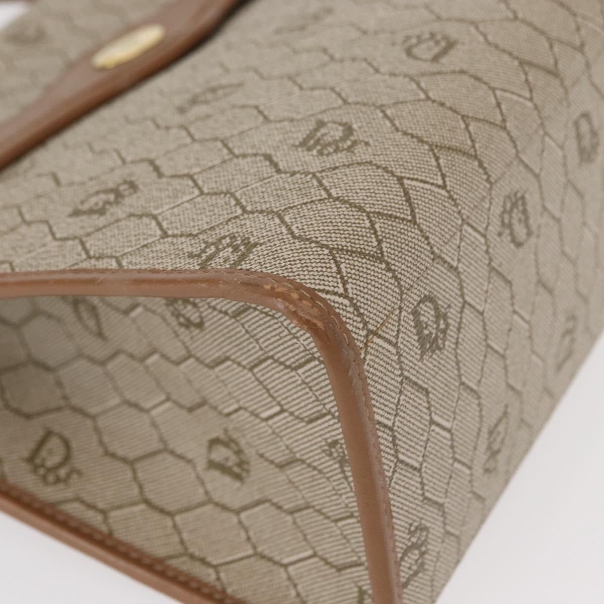 Dior Christian Dior Vintage Honeycomb Handbag Canvas Leather Size ONE SIZE - 8 Thumbnail