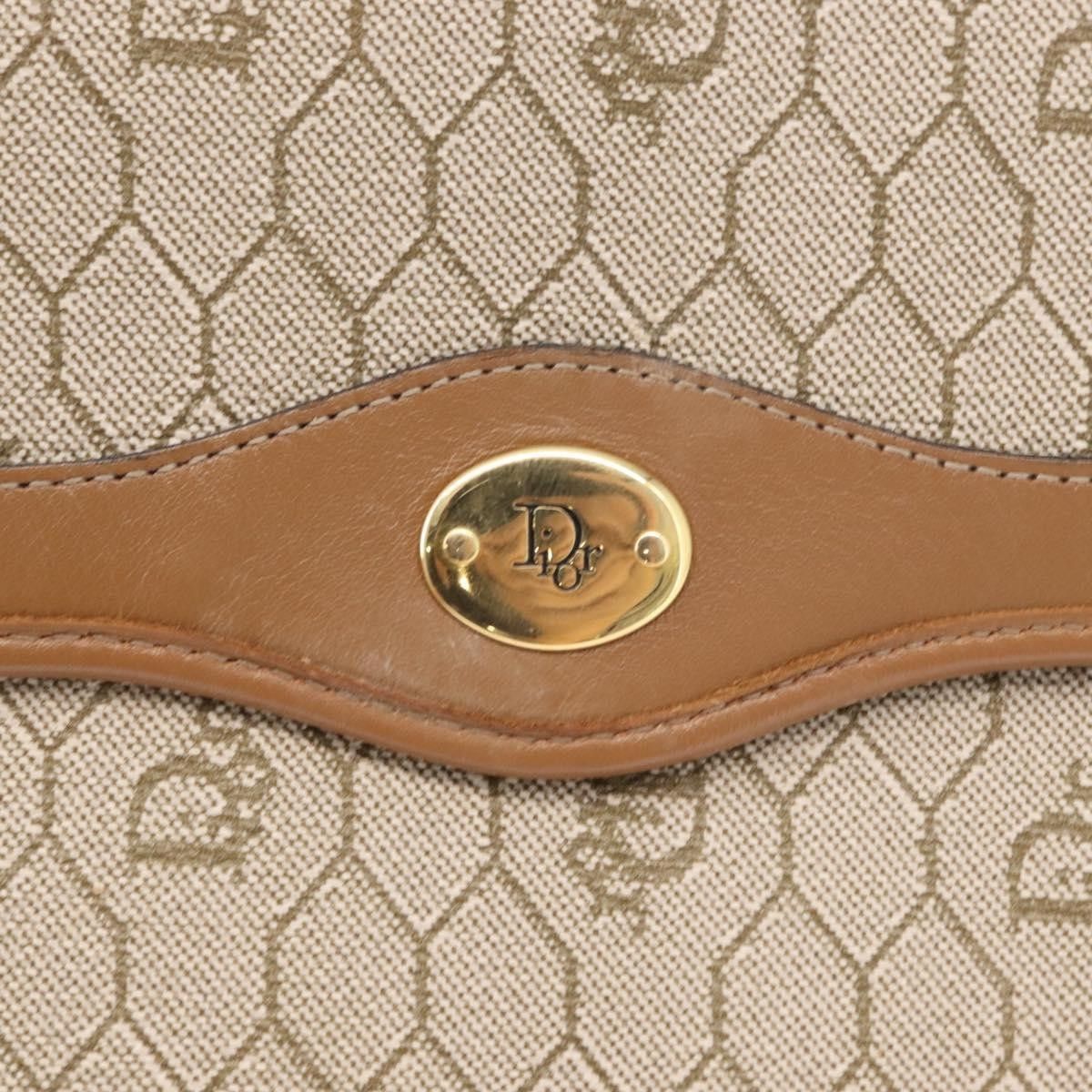 Dior Christian Dior Vintage Honeycomb Handbag Canvas Leather Size ONE SIZE - 12 Thumbnail