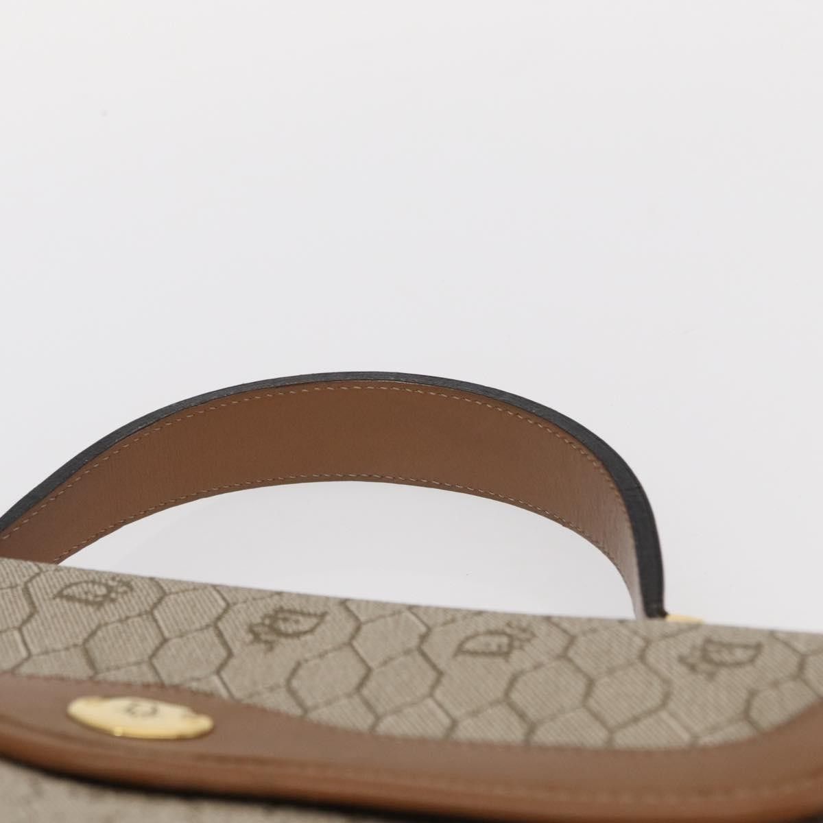 Dior Christian Dior Vintage Honeycomb Handbag Canvas Leather Size ONE SIZE - 16 Thumbnail