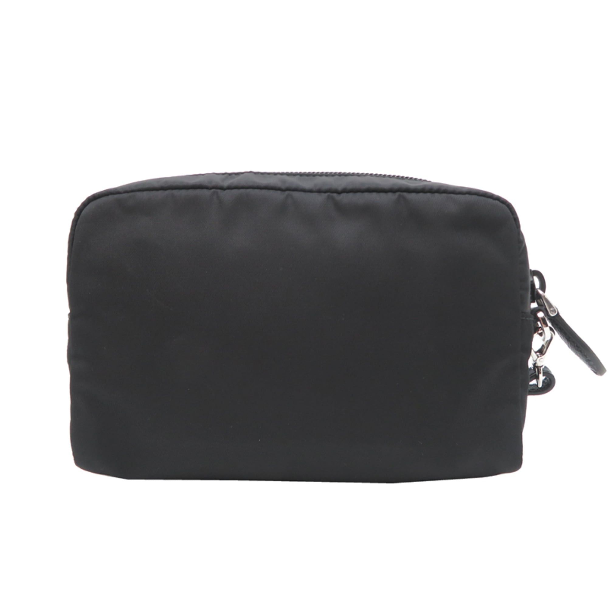 Prada Prada Re-Nylon Women's/Men's Pouch 1NS021 Nylon Black Size ONE SIZE - 2 Thumbnail