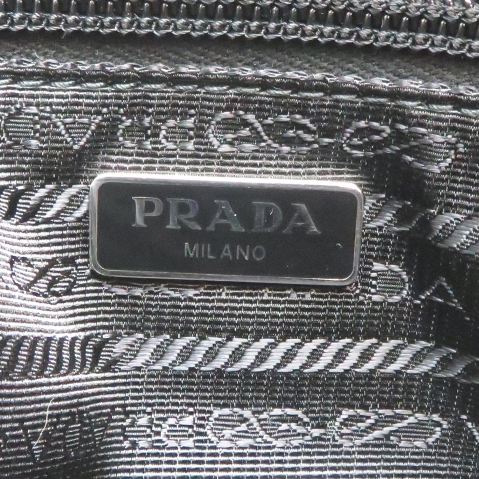 Prada Prada Re-Nylon Women's/Men's Pouch 1NS021 Nylon Black Size ONE SIZE - 7 Thumbnail
