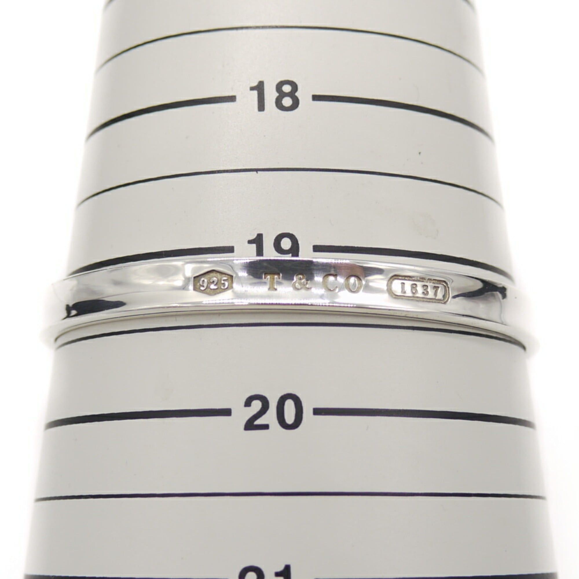 Tiffany & Co. TIFFANY & Co. Tiffany 1837 Narrow Bangle Bracelet Silver 925 Size ONE SIZE - 5 Thumbnail
