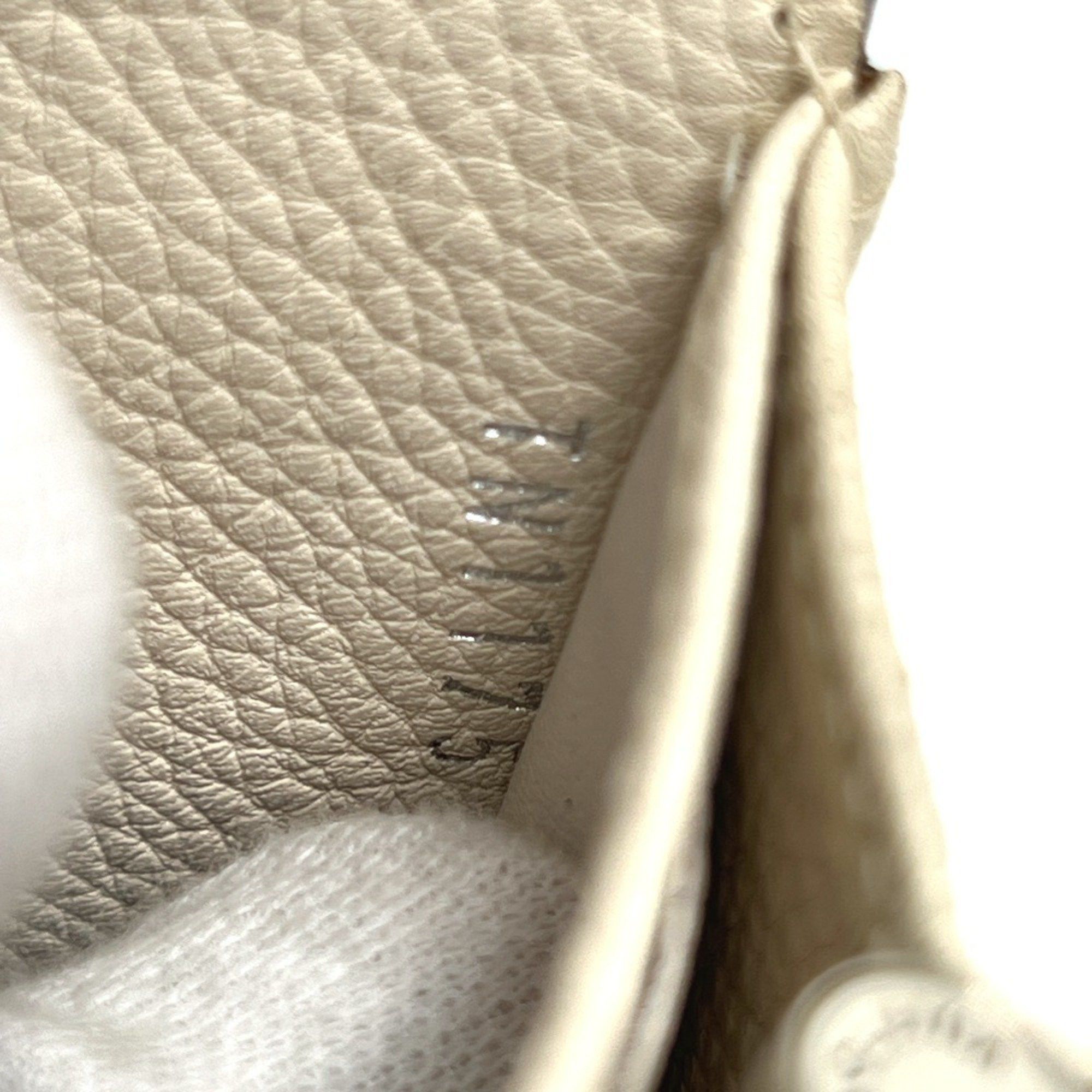 Louis Vuitton LOUIS VUITTON M60177 Portefeuille Iris Wallet, Monogram Mahina Leather, Women's, Ivory and White Size ONE SIZE - 15 Thumbnail