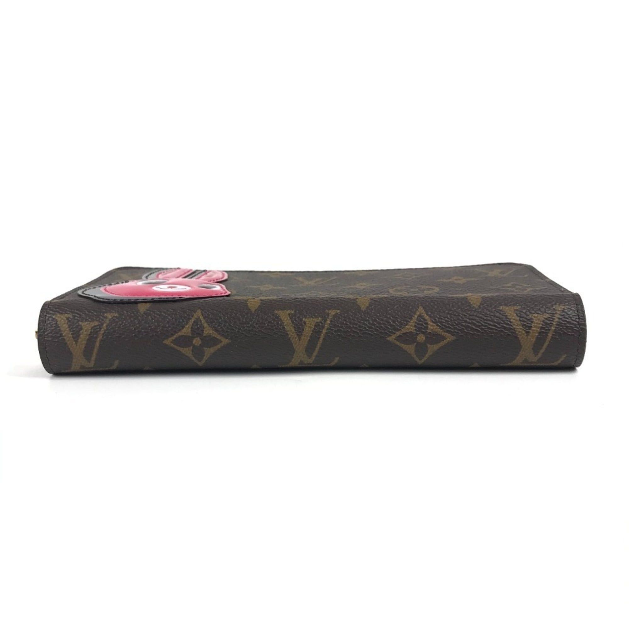 Louis Vuitton LOUIS VUITTON M83689 Monogram Nicolas Ghesquière Rabbit Zippy Wallet, Round Zip Long Canvas, Women's, Brown Size ONE SIZE - 5 Thumbnail
