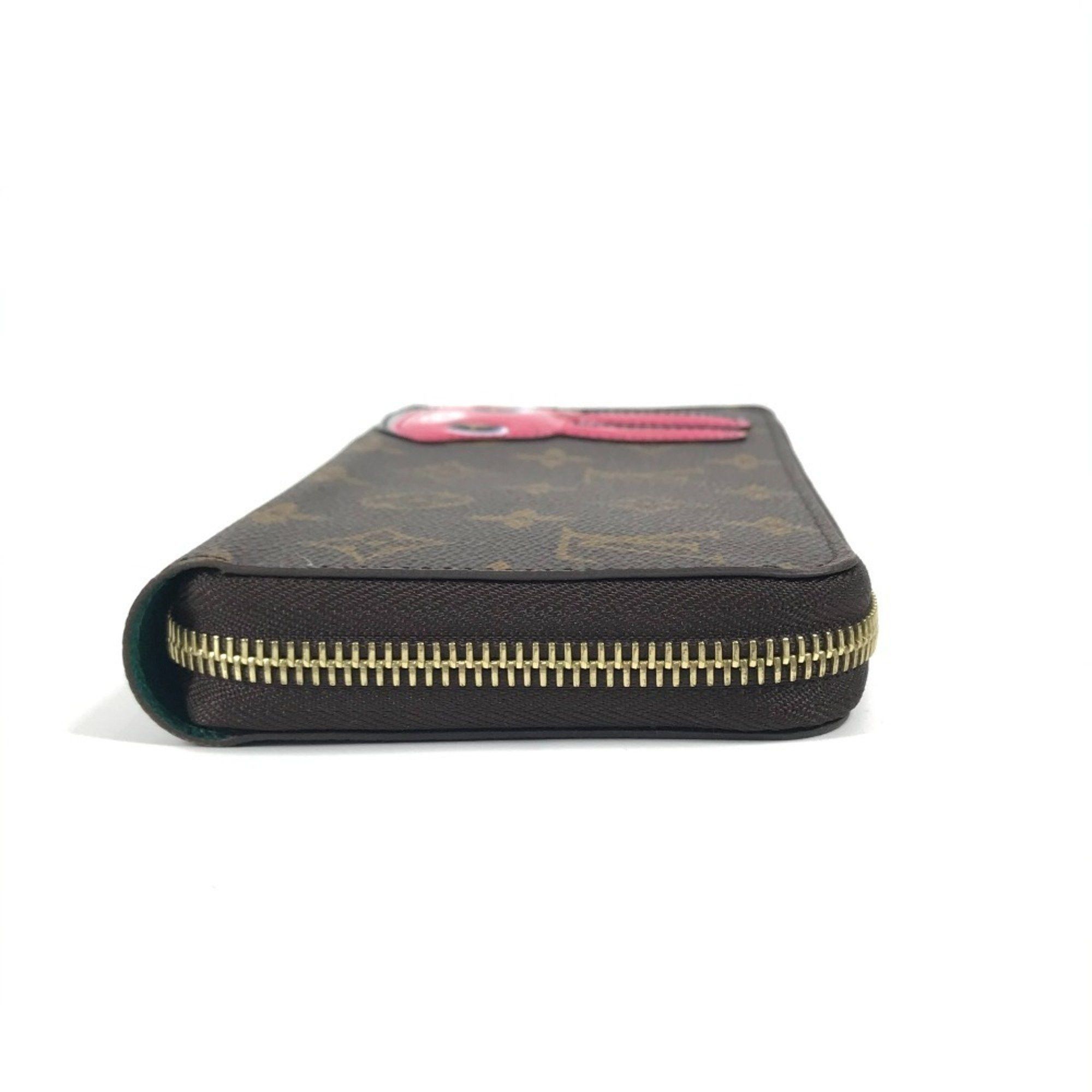 Louis Vuitton LOUIS VUITTON M83689 Monogram Nicolas Ghesquière Rabbit Zippy Wallet, Round Zip Long Canvas, Women's, Brown Size ONE SIZE - 4 Thumbnail
