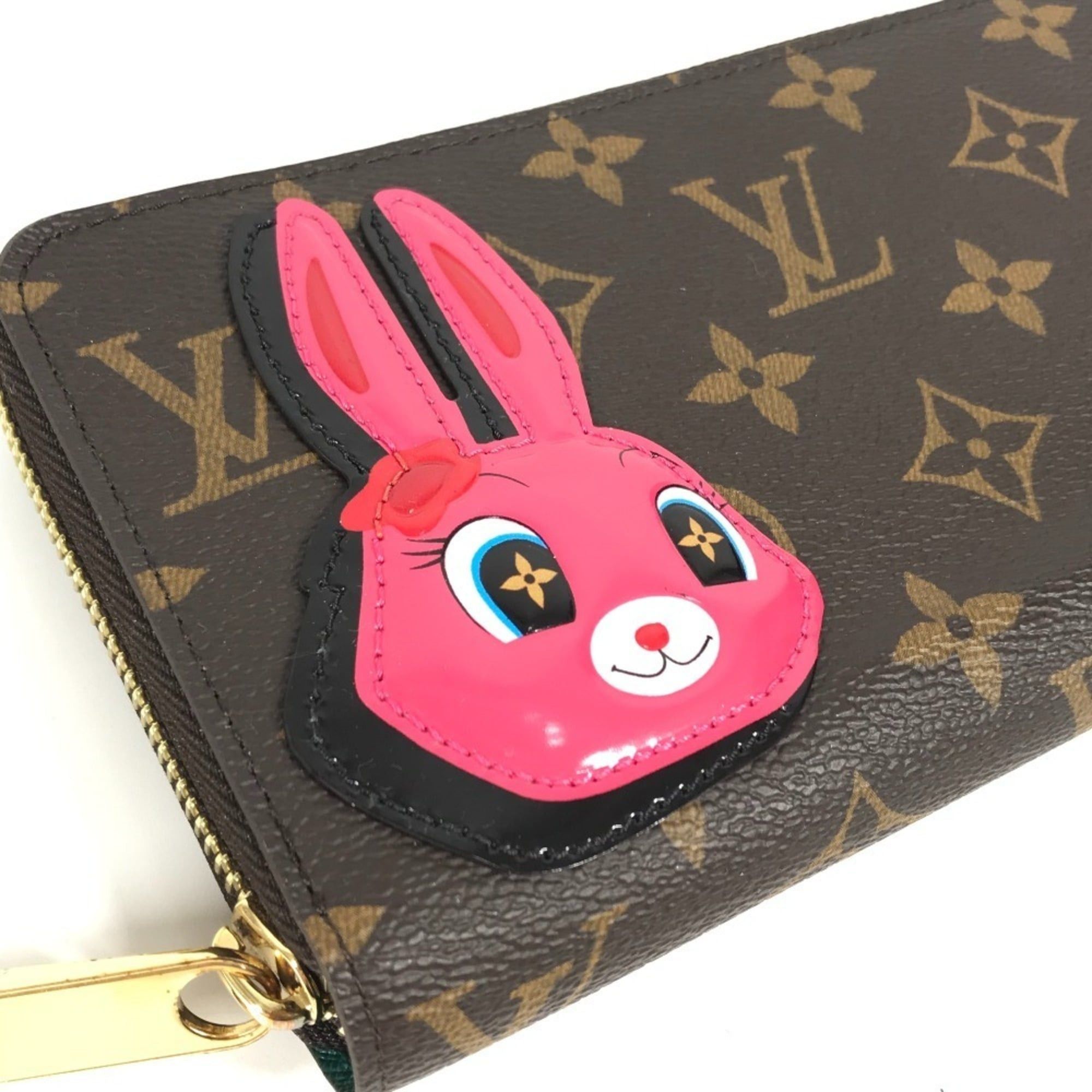 Louis Vuitton LOUIS VUITTON M83689 Monogram Nicolas Ghesquière Rabbit Zippy Wallet, Round Zip Long Canvas, Women's, Brown Size ONE SIZE - 7 Thumbnail